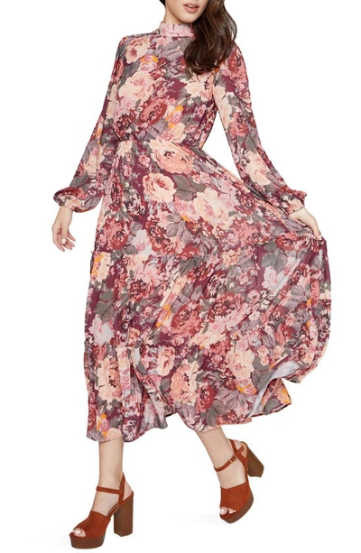 Shop Lost + Wander Romantic Garden Long Sleeve Maxi Dress In Red Multi Floral