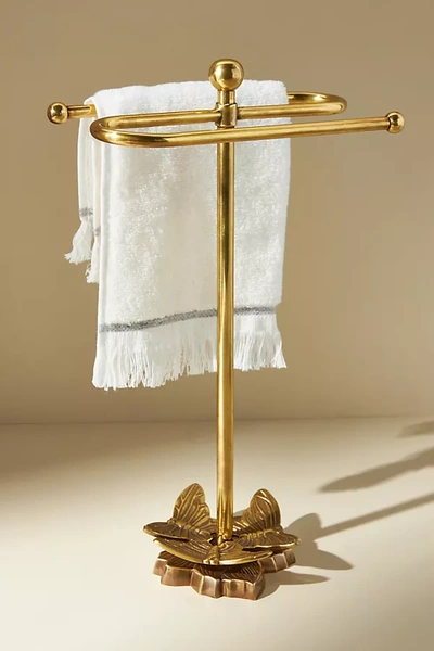 Shop Anthropologie Melody Towel Stand In Brown