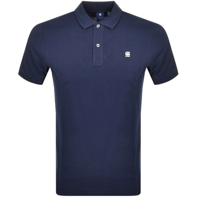 Shop G-star G Star Raw Dunda Polo T Shirt Navy