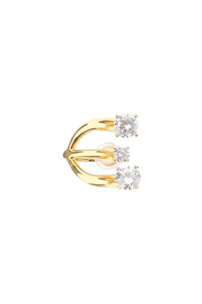 Shop Panconesi Constellation Trinity Clip Earring In Gold (gold)