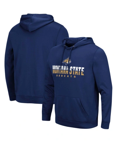 Shop Colosseum Men's Navy Montana State Bobcats Lantern Pullover Hoodie