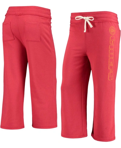 Junk Food Women's Red Kansas City Chiefs Cropped Pants In Red