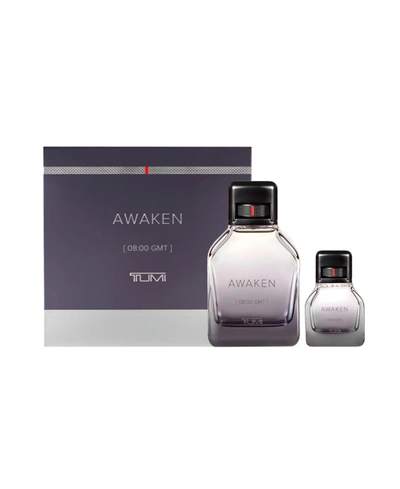 Shop Tumi Men's 2-pc. Awaken [8:00 Gmt]  Jumbo Eau De Parfum Gift Set In No Color