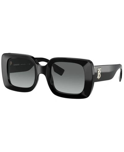 Shop Burberry Women's Sunglasses, Be4327 In Black - Gray Gradient