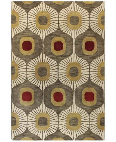 Bb Rugs Alistar Ali-103 3'6" X 5'6" Area Rug In Mocha