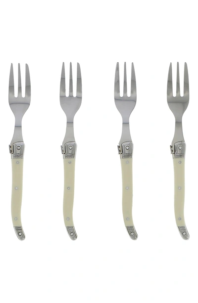 Shop French Home Laguiole Cake Fork In Ivory