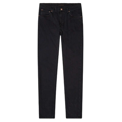 Shop Nudie Jeans Lean Dean 12.5oz In Black