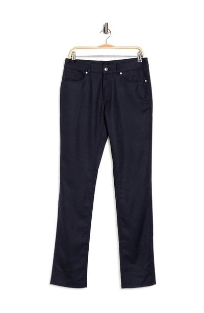 Shop Peter Millar Alpine Flannel Five Pocket Wool Pants In Barchetta