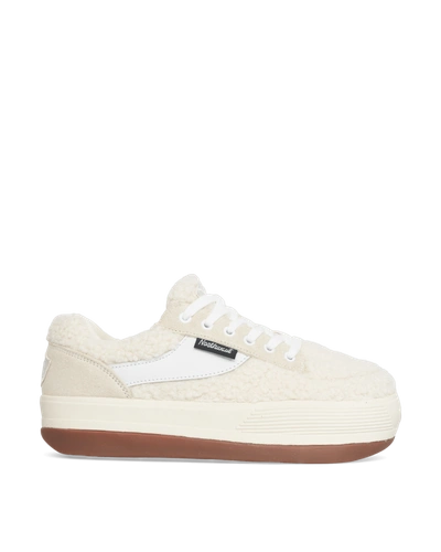 Shop Northwave Espresso Shearling Sneakers In Natural