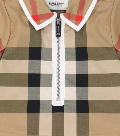 Shop Burberry Baby Vintage Check Shirt In Archive Beige Ip Chk
