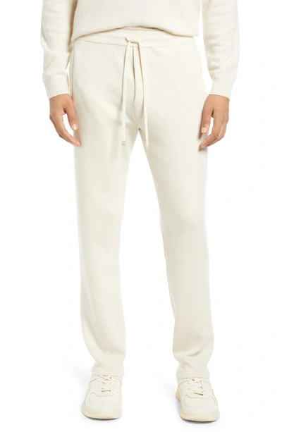 Shop Vince Wool & Cashmere Drawstring Pants In Sand Road/ H Runyon