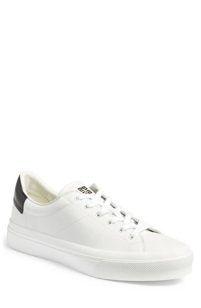 Shop Givenchy City Court Lace-up Sneaker In White/ Black