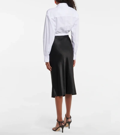 Christopher Esber Resin Linked Cropped Shirt White In White