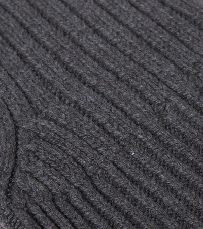 Shop The Row Everest Cashmere Balaclava In Charcoal