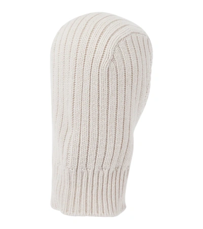 Shop The Row Everest Cashmere Ski Mask In Dove