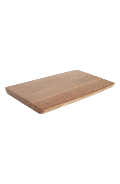 Farmhouse Pottery Live Edge 15-inch Walnut Cutting Board In Walnut