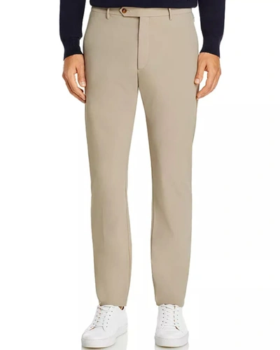 Shop Zanella Men's Active Stretch Pants In Beige/khaki