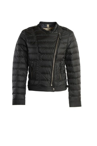 Burberry Cropped Down-filled Puffer Jacket In Black