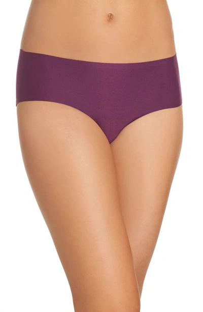 Shop Chantelle Lingerie Soft Stretch Seamless Hipster Panties In Berry