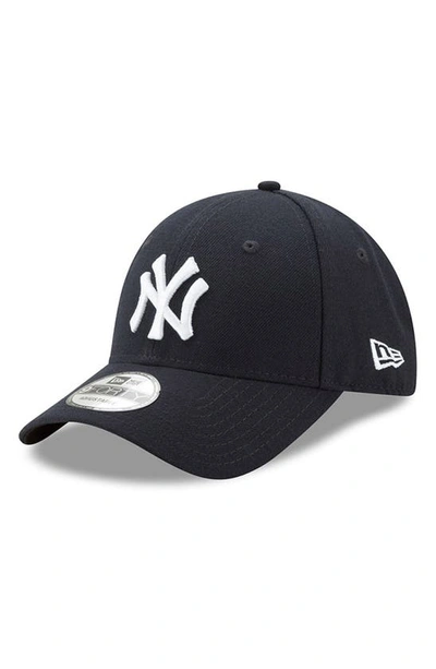Shop New Era Navy New York Yankees League 9forty Adjustable Hat
