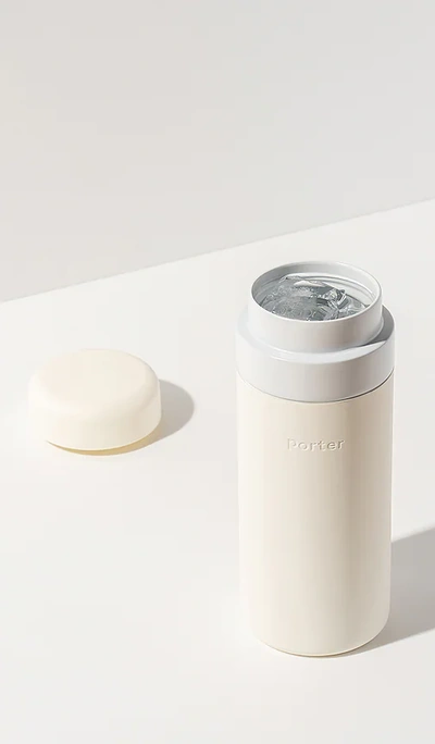Shop W&p Insulated Ceramic Bottle 16 oz In 奶油色
