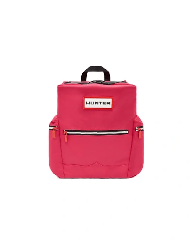 Shop Hunter Top Clip Backpack - Nylon In Pink