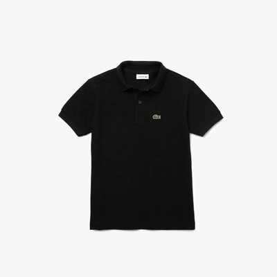 Shop Lacoste Kids' Monochrome Piqué Polo - 2 Years In Black