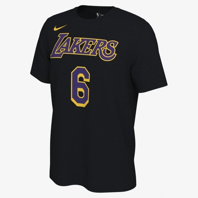 Los Angeles Lakers Nike Lebron James T-Shirt - Mens