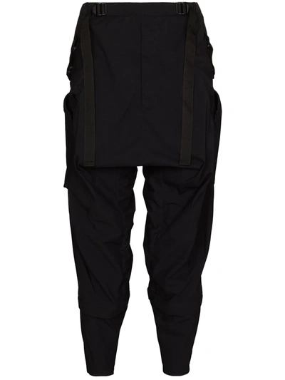 Shop Acronym Encapsulated Cargo Trousers In Schwarz