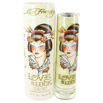 Shop Christian Audigier Love & Luck By  Eau De Parfum Spray 3.4 oz For Women