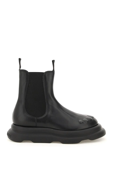 Shop A.w.a.k.e. Mode Casual Ariana Chelsea Boots In Black