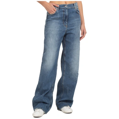 Shop Msgm Arsenic Osman Jeans In Blu