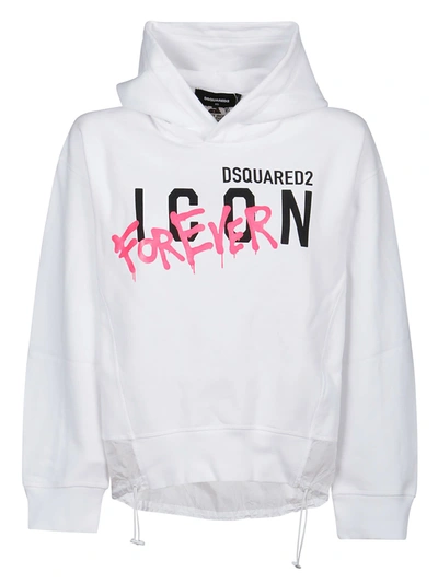 Shop Dsquared2 Icon Forever Sweatshirt In White