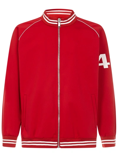 Shop Fourtwofour On Fairfax Jacket In Red
