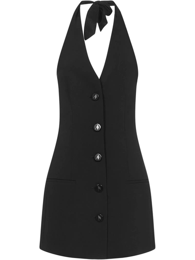Shop Attico Isabel Dress In Black