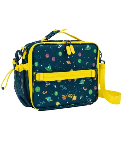 Shop Bentgo Kids Prints Lunch Bag In Yellow And Navy