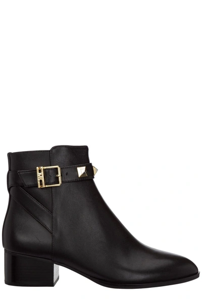 Shop Michael Michael Kors Britton Studded Ankle Boots In Black