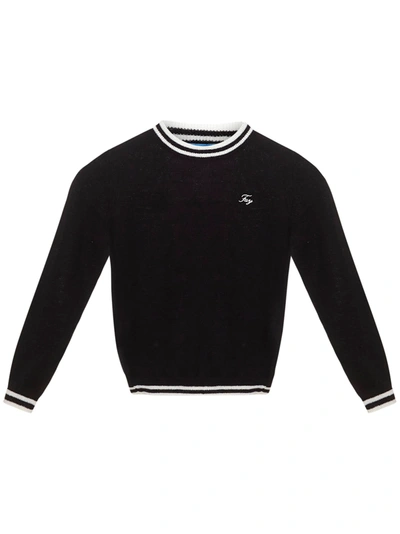 Shop Fay Sweater In Black
