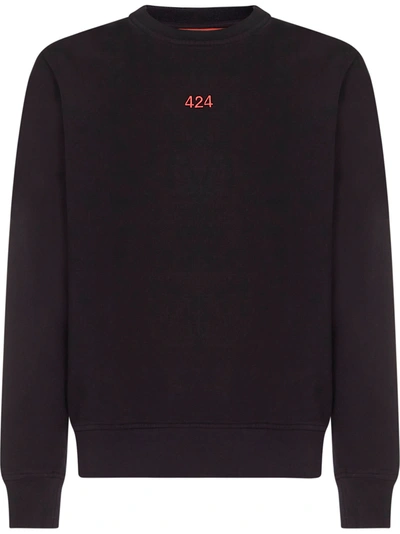 Shop Fourtwofour On Fairfax Sweatshirt In Black