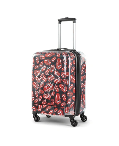 Shop Rolling Stones Gimme Shelter 21.5" Po Carry-on In Clear