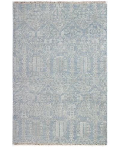 Bb Rugs Carah Crh-108 Light Blue 7'6" X 9'6" Area Rug In Light Blue