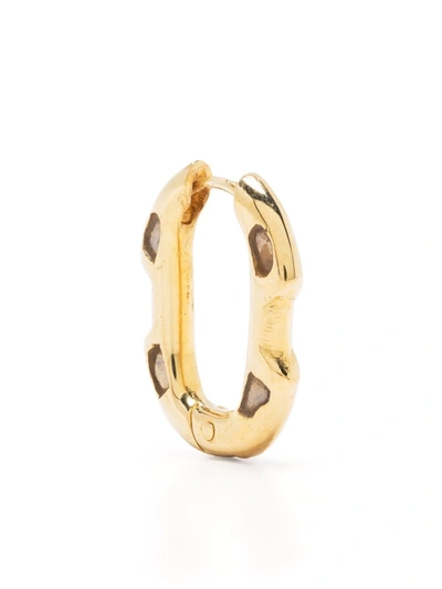 Shop Parts Of Four Deco Small-hoop Earring In Gold