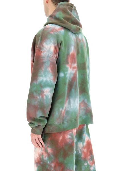 Shop Dsquared2 Tie-dye Hoodie In Green,red