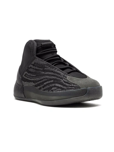 Shop Adidas Originals Yeezy Quantum "onyx" Sneakers In Black