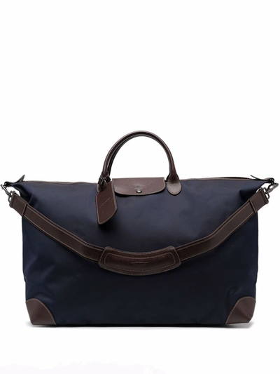 Shop Longchamp Boxford Extra-large Travel Bag In Blue