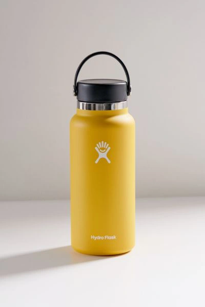 Shop Hydro Flask Wide Mouth 32 oz Water Bottle In Sunflower