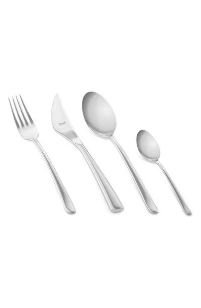 Shop Mepra 24-piece Flatware Set In Stainless Steel