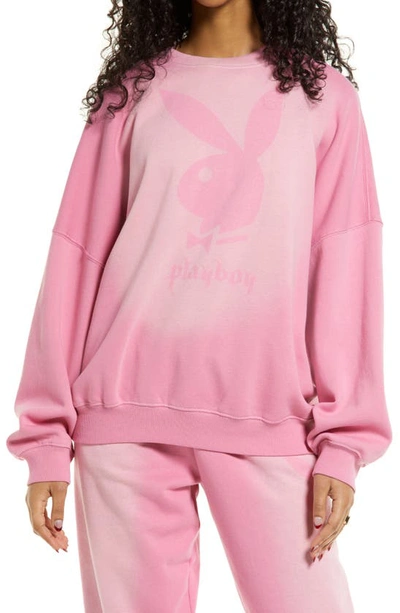 Pink discount playboy sweatshirt