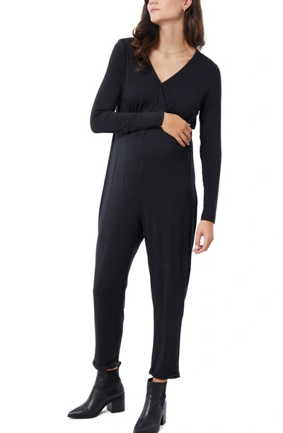 Shop Ingrid & Isabelr Ingrid & Isabel® Everywear Knit Maternity Jumpsuit In Black