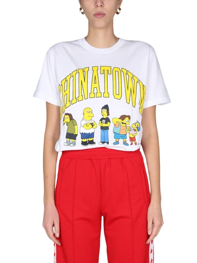 Shop Chinatown Market X The Simpsons "ha Ha" T-shirt In White